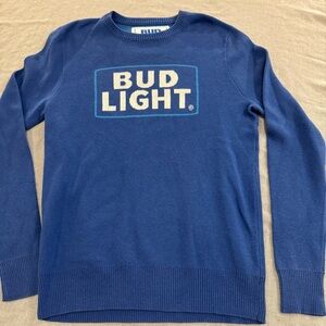 BUD LIGHT Logo Crewneck Sweater Size M